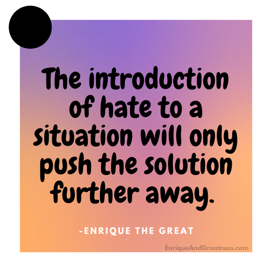 Hate and Solutions